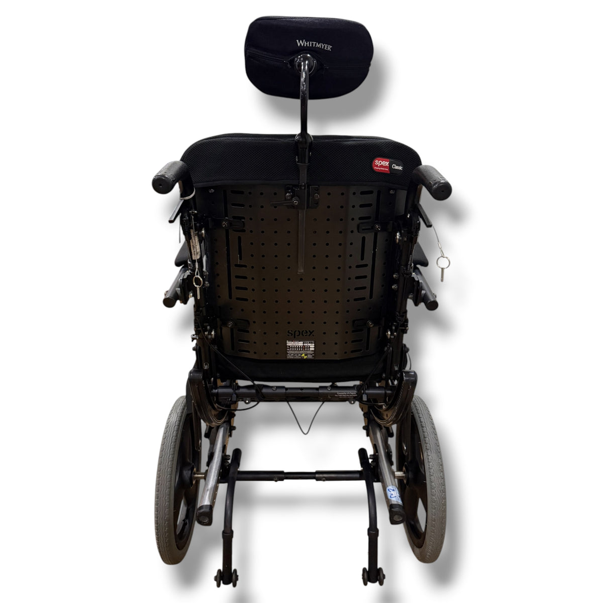 Quickie IRIS Tilt-In-Space Transit Wheelchair (Standard Size) - Pre Owned