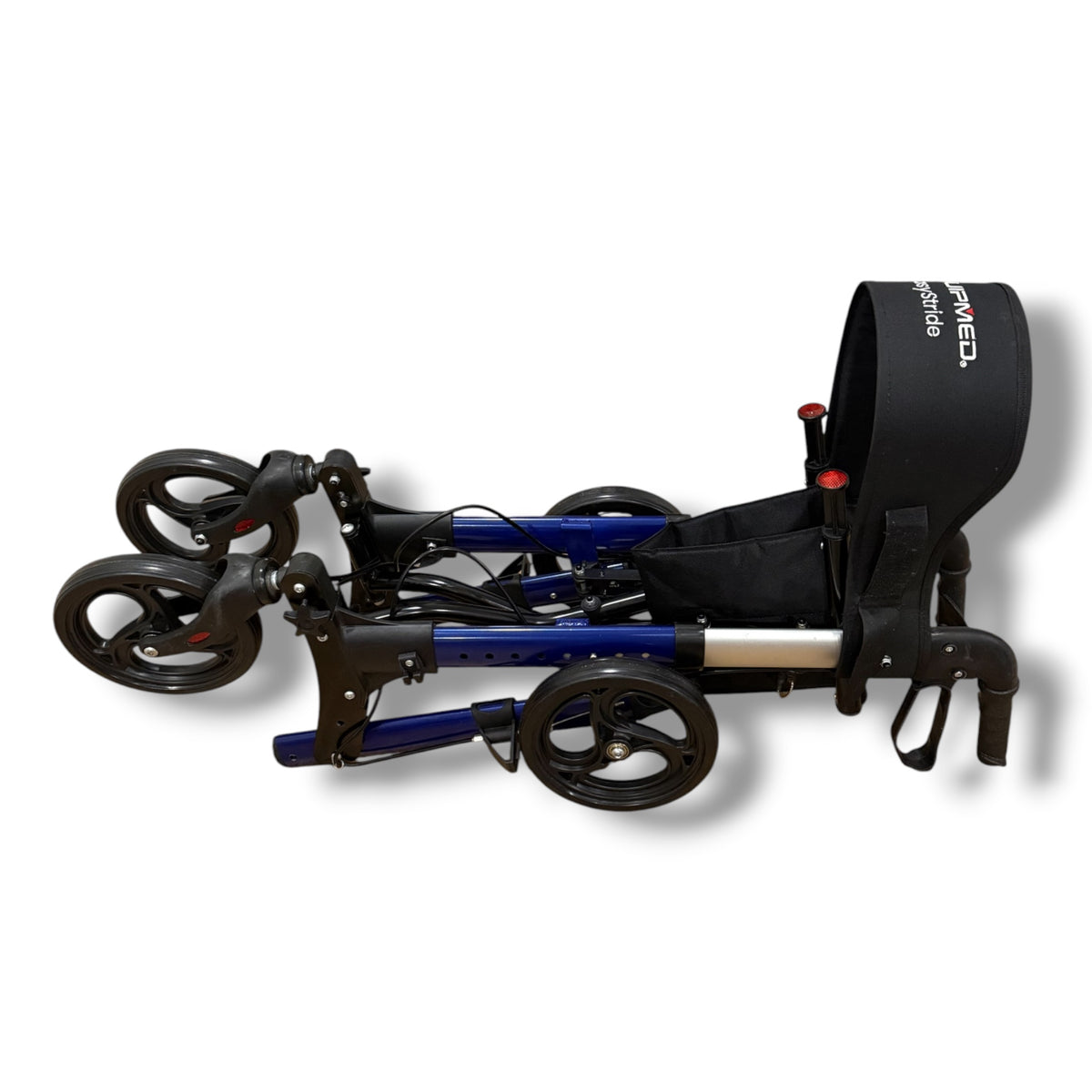 EQUIPMED EasyStride Extra Compact Four Wheeled Walker (Standard Size) - Pre Owned
