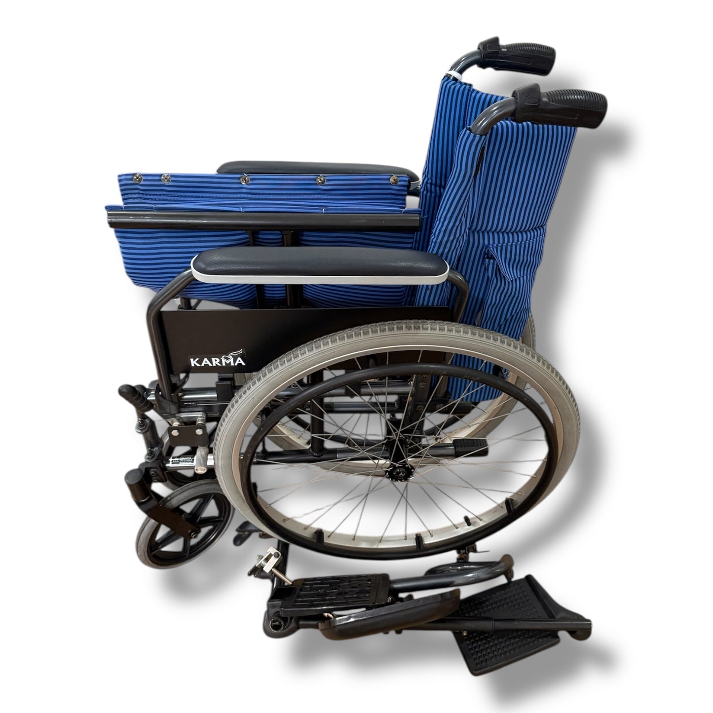 Karma Self-Propelled Wheelchair with Right Side Leg Rest - Pre Owned