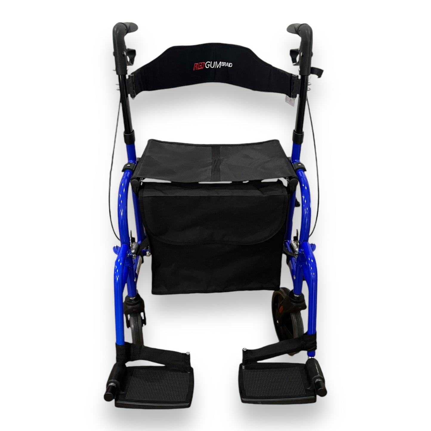 Redgum Four Wheeled Walker/Occasional Transport Chair - As New