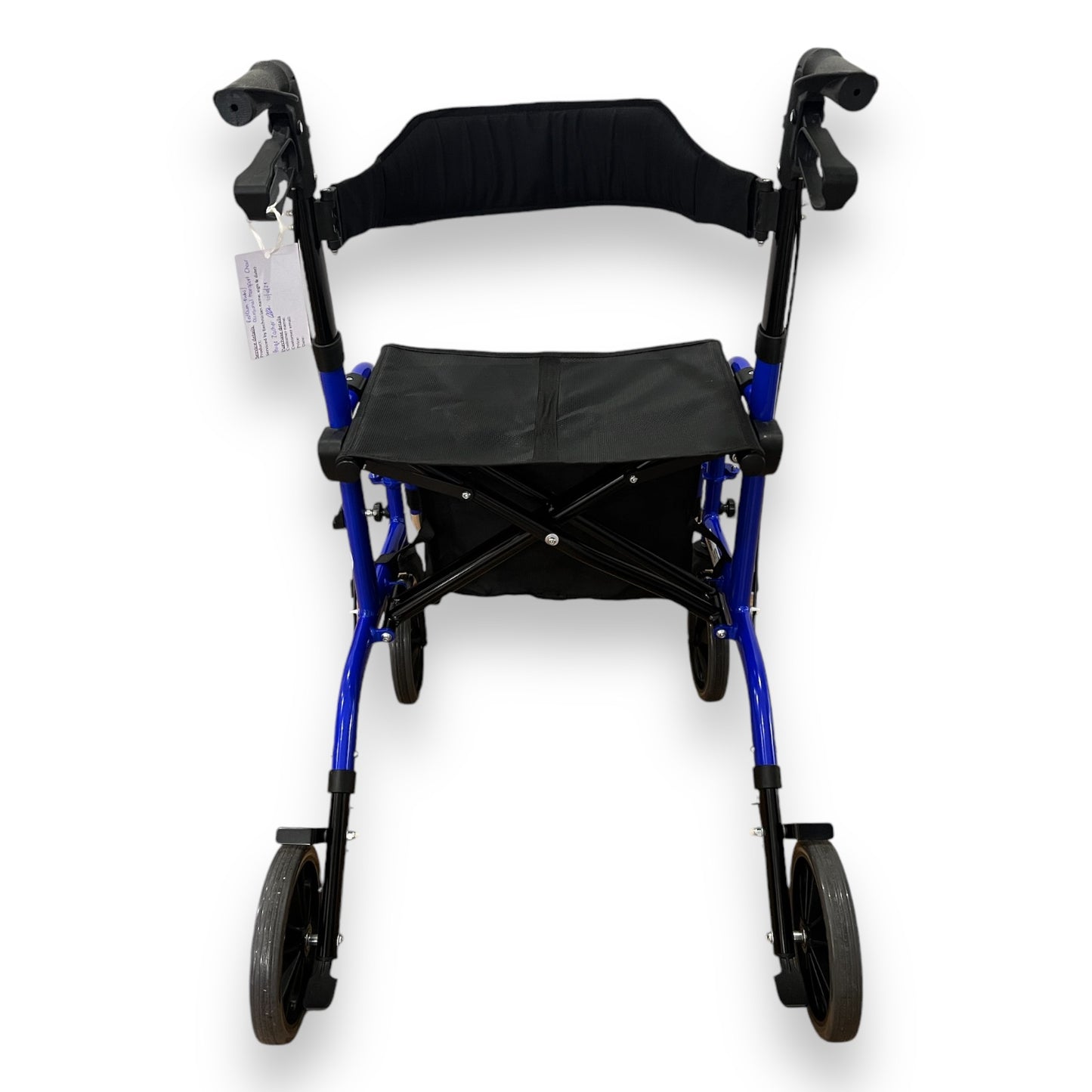 Redgum Four Wheeled Walker/Occasional Transport Chair - As New