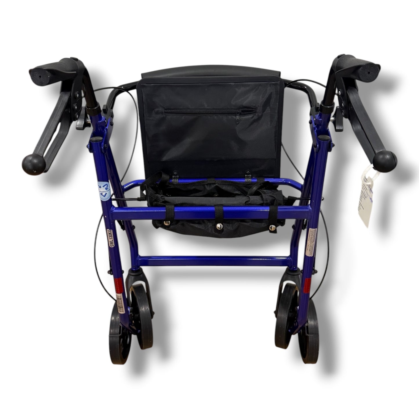 Aspire Royal Blue Four Wheeled Walker (Standard Size) - Pre Owned