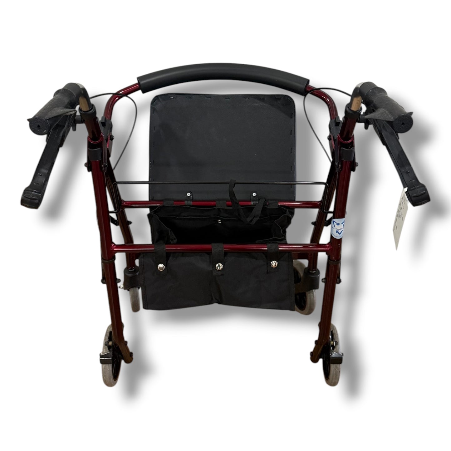 Red Four Wheeled Walker (Small) - Pre Owned