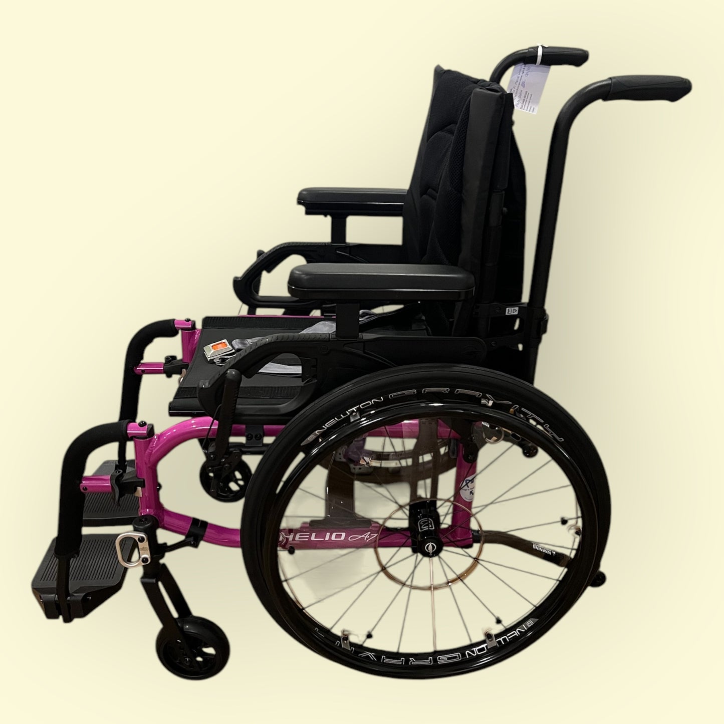 "Helio A7" Purple Self-Propelled Wheelchair - As New