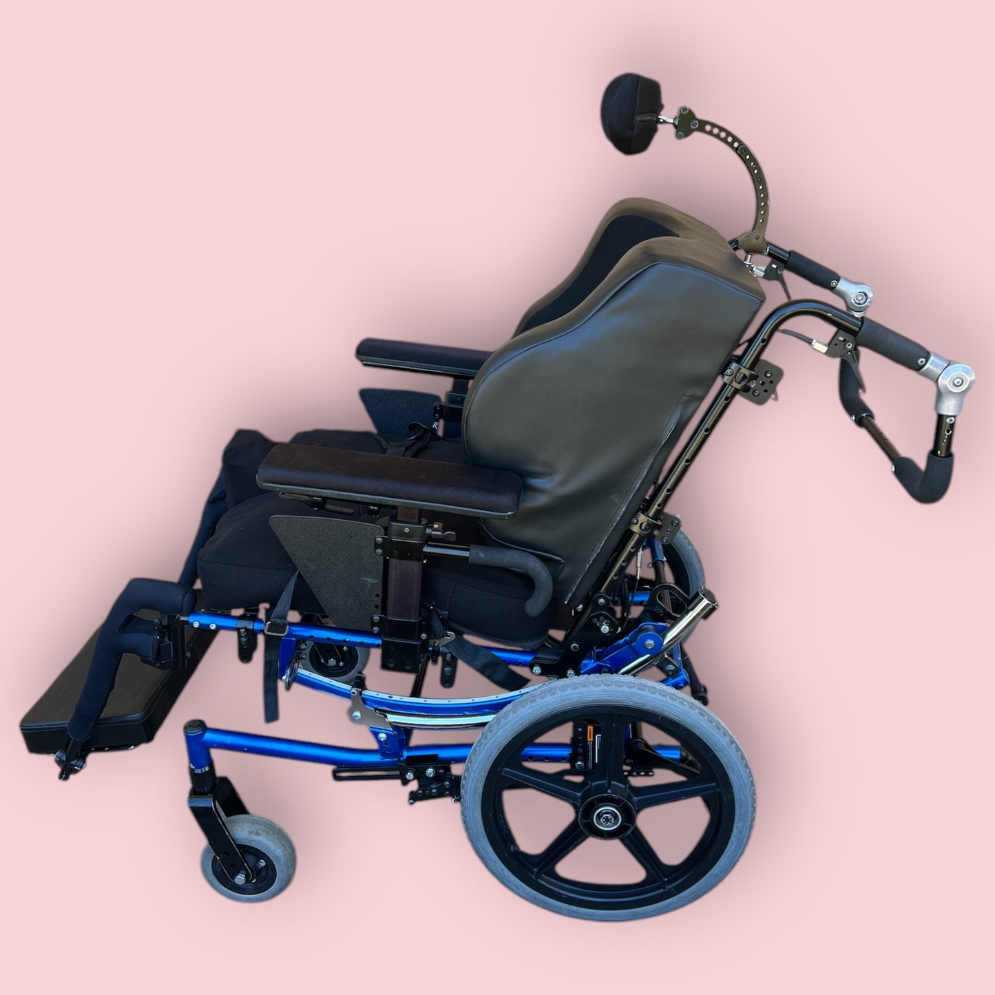 "Quickie - Iris" Tilt-In-Space Transit/Push Wheelchair - Pre Owned
