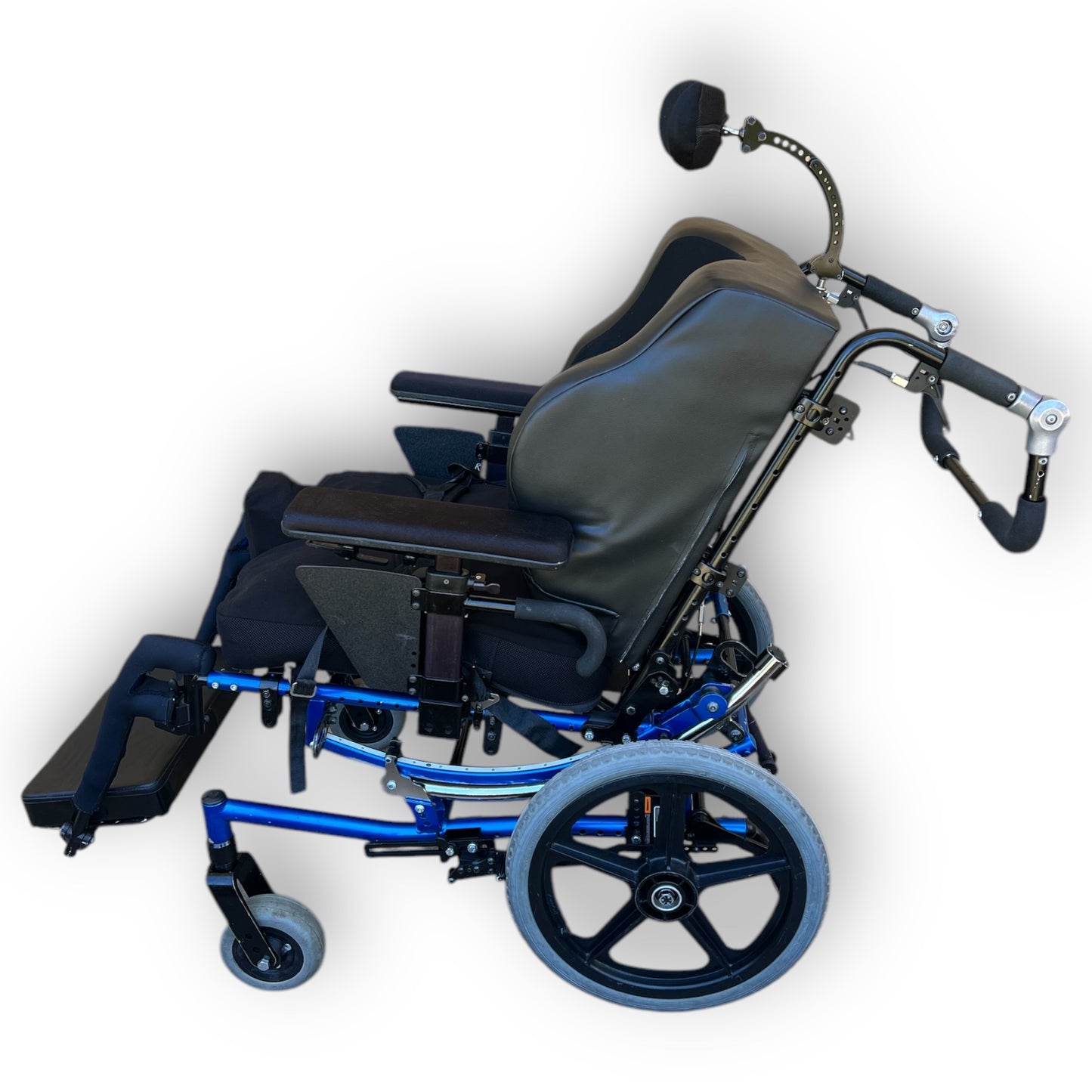 "Quickie - Iris" Tilt-In-Space Transit/Push Wheelchair - Pre Owned