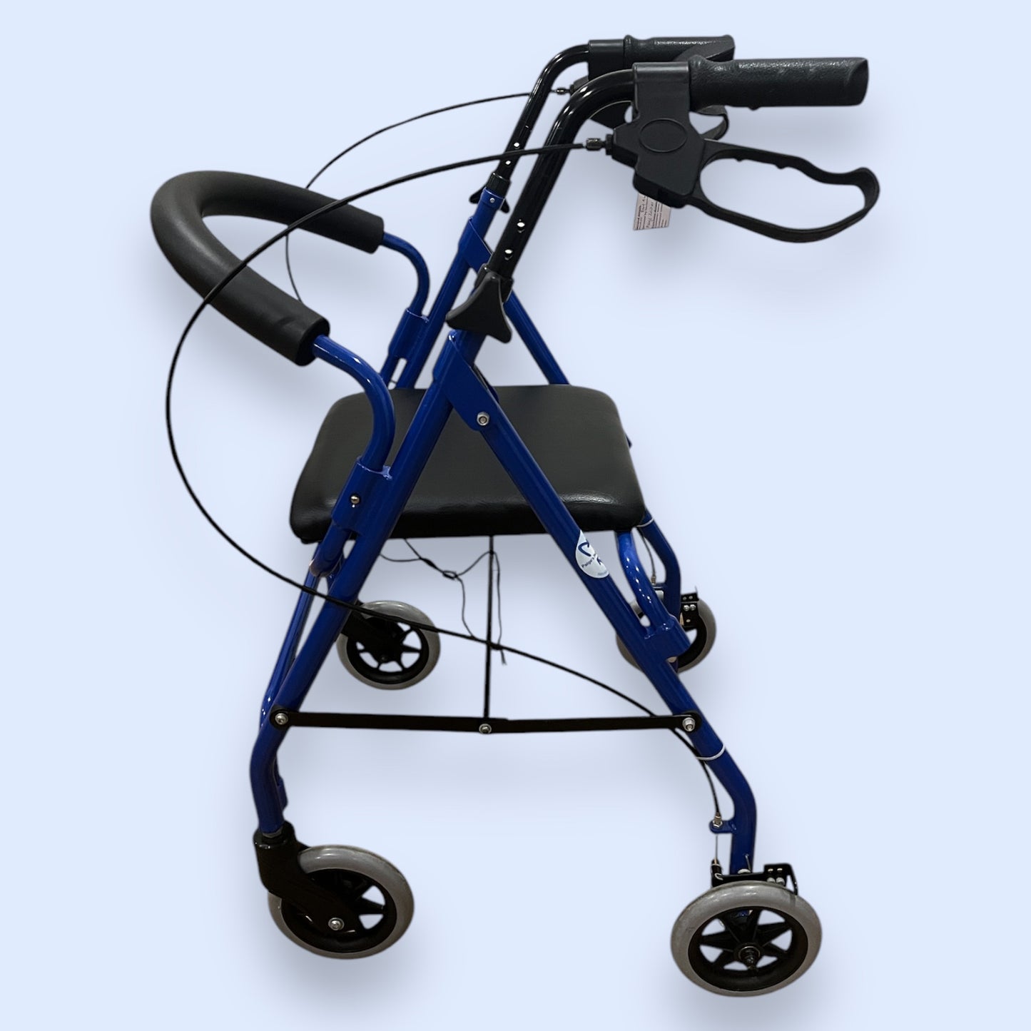 Blue Four Wheeled Walker - Pre Owned