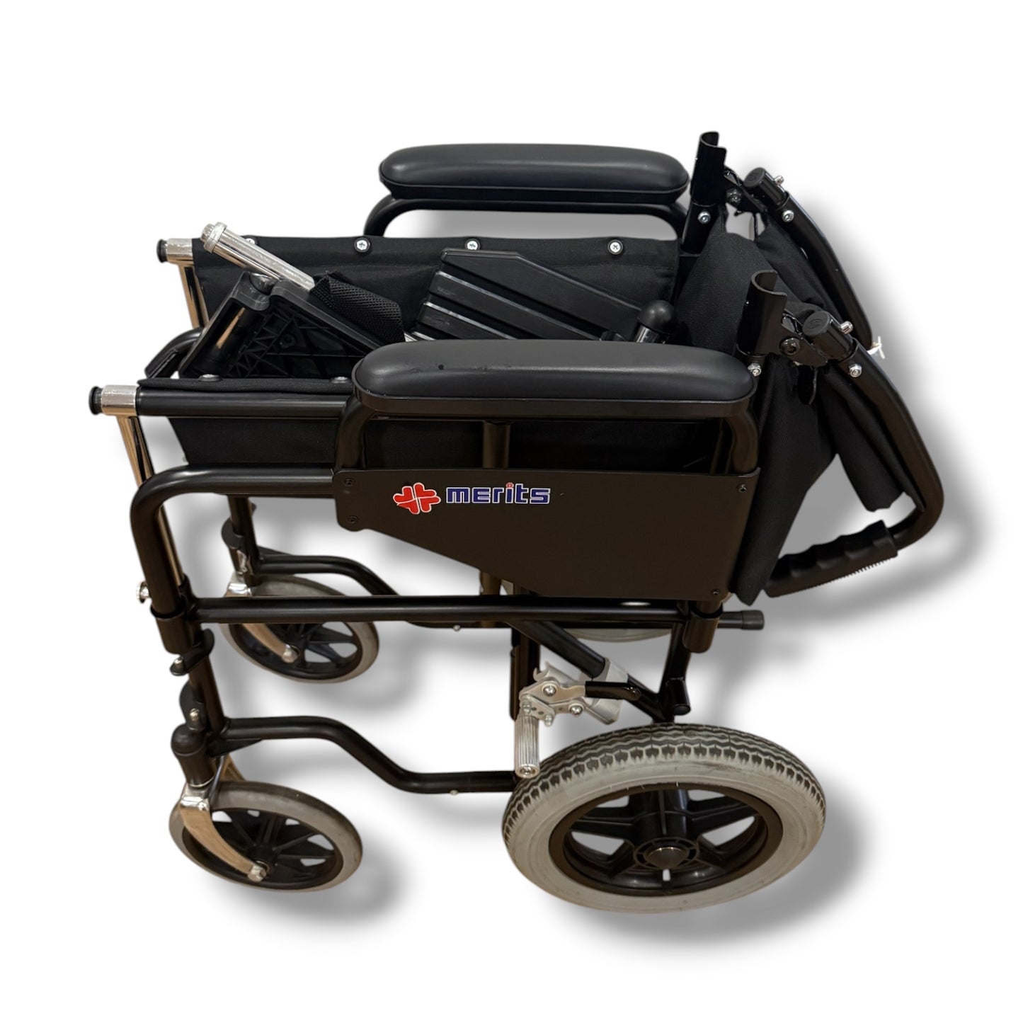 Merits Transit/Push Wheelchair (Standard Size) - Pre Owned