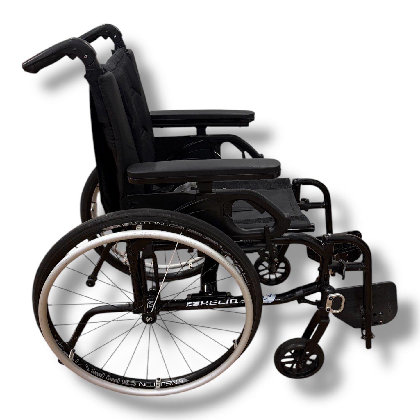 "Helio A7" Black Self-Propelled Wheelchair - Pre Owned