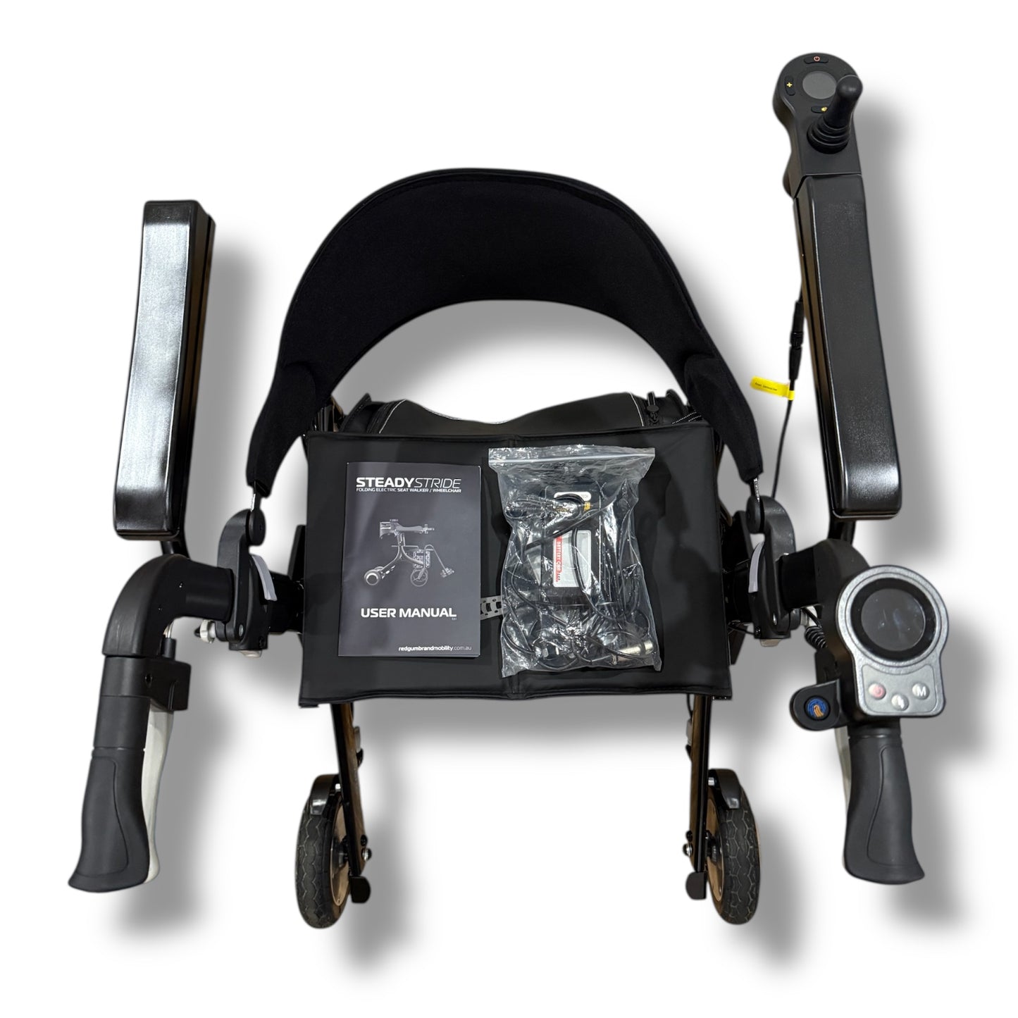 "RedGum" Steady Stride Hybrid 3 in 1 Walker/Wheelchair - Pre Owned