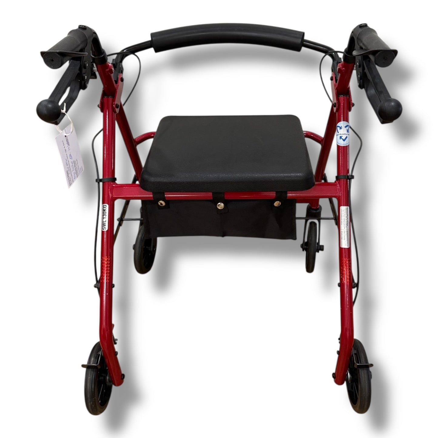 "Aspire" Red Four Wheeled Walker - Pre Owned