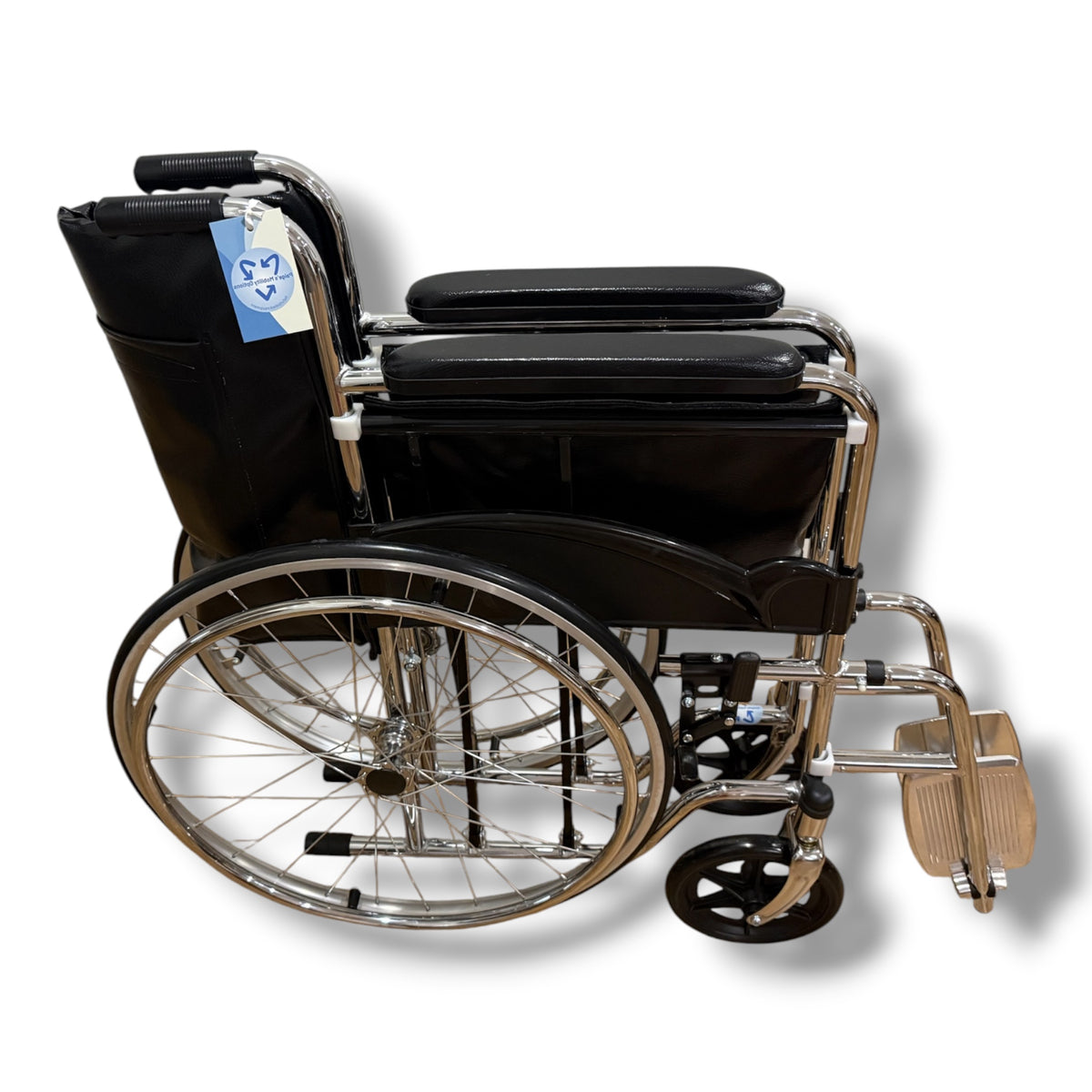 Equipmed Manual Wheelchair (Standard Size) - Brand New.