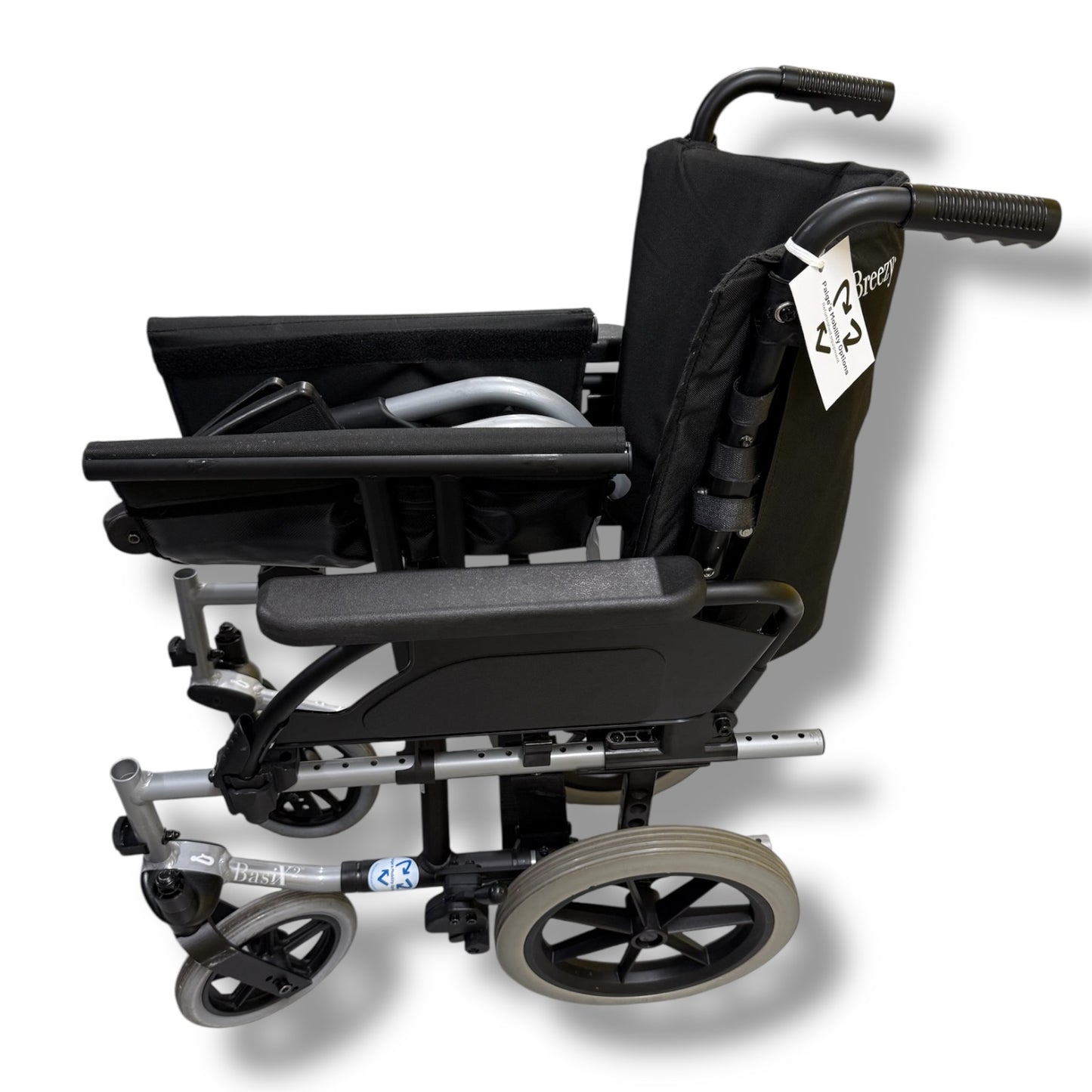 "Breezy Basix2" Self-propelled Wheelchair - Pre Owned