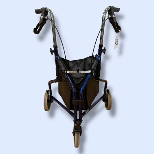 "Merits" Blue Three Wheeled Walker - Pre Owned