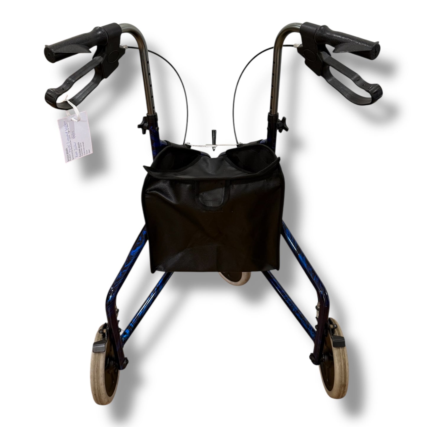 "Merits" Blue Three Wheeled Walker - Pre Owned