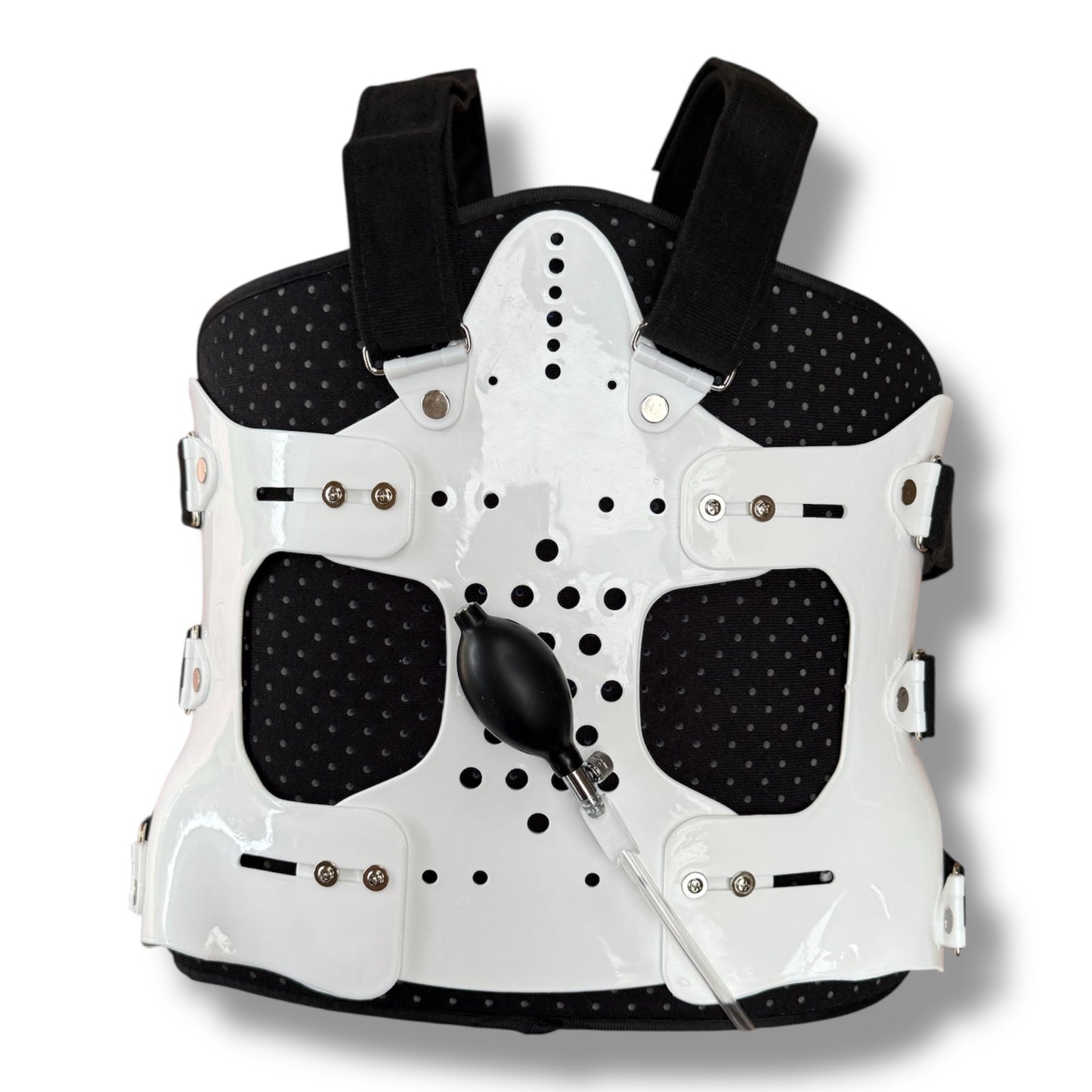 Back Brace with Lumbar Air Bag Support (Size Large) - As New