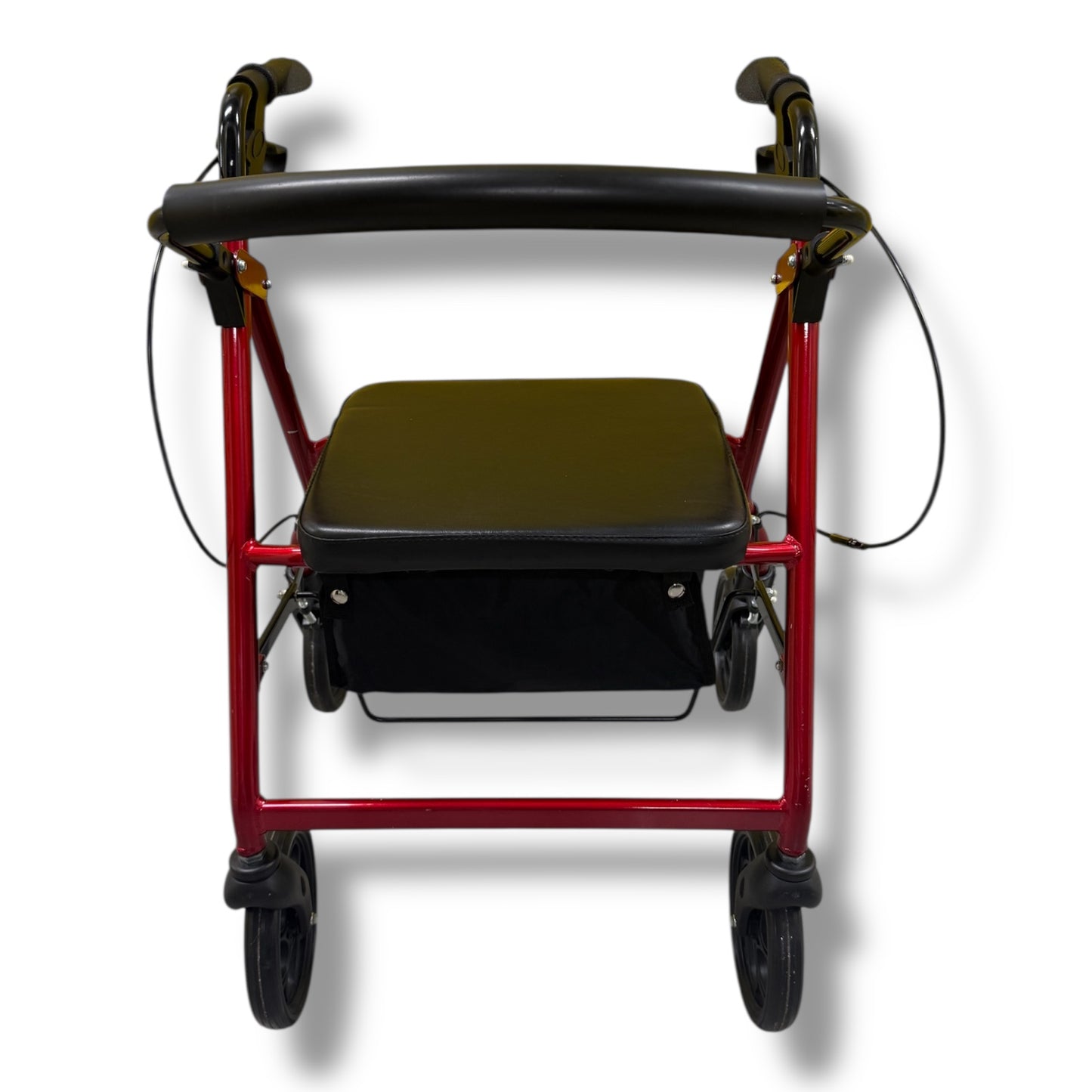 Red Four Wheeled Walker - Pre Owned