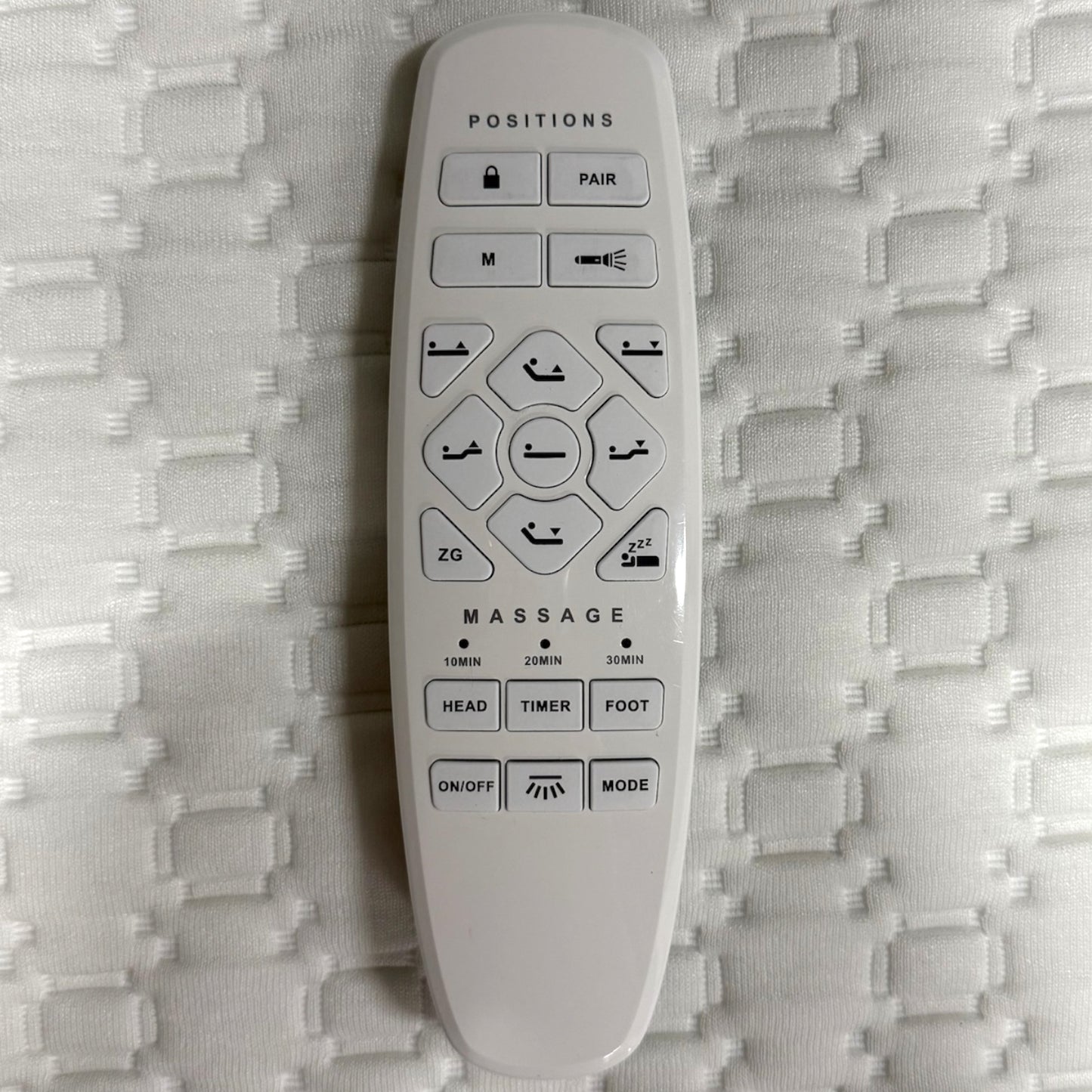 King Single Electric Adjustable Bed with Massager - Pre Owned