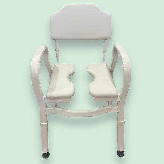 Heavy Duty/Bariatric Combination Over Toilet Aid & Shower Chair - Pre Owned