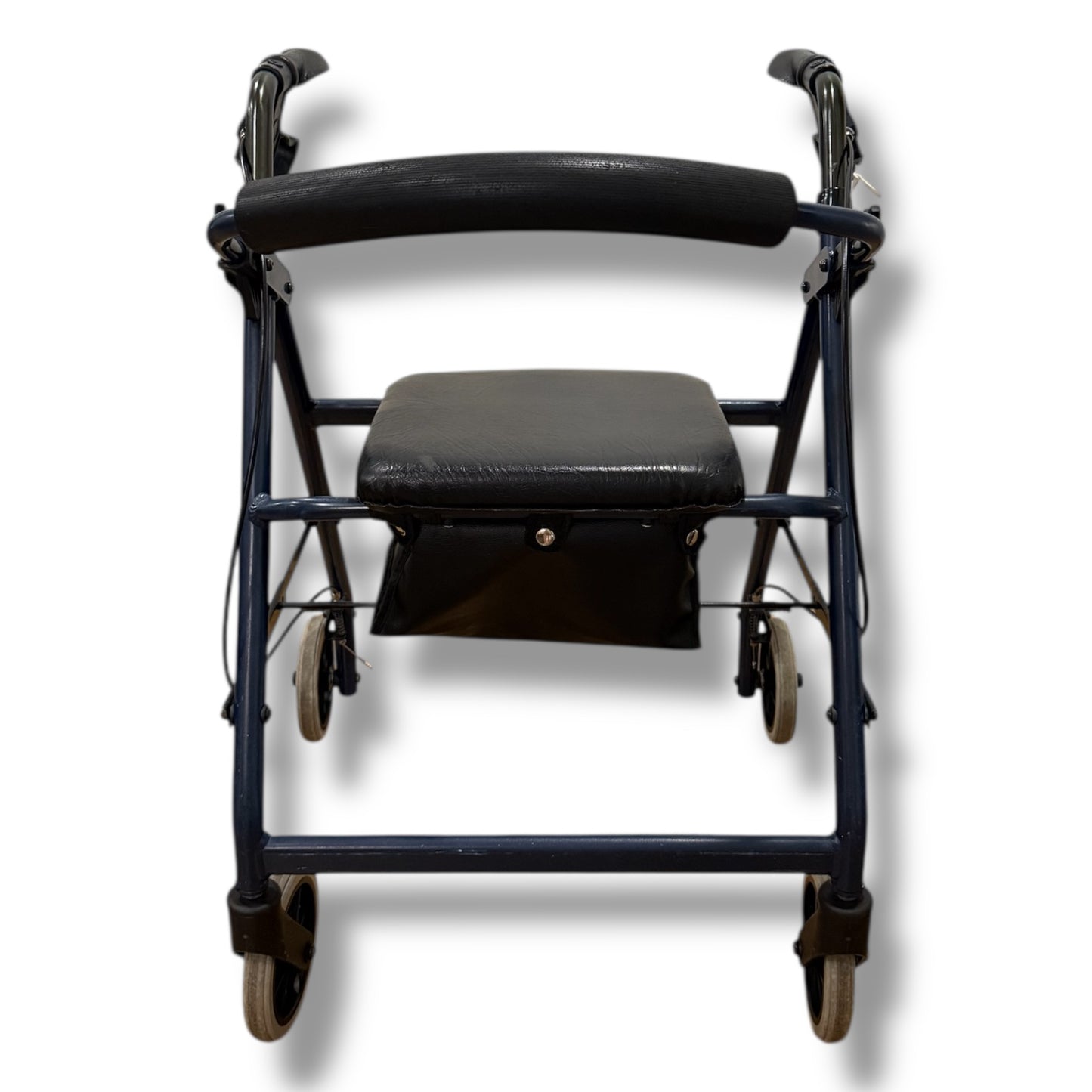 Blue Four Wheeled Walker (Small-Medium) - Pre Owned
