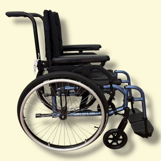 Helio A7 Blue Self-Propelled Wheelchair - Pre Owned