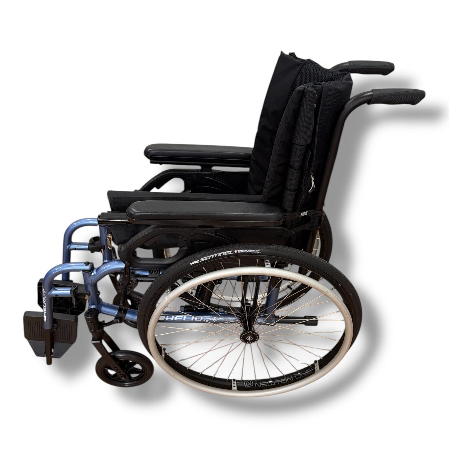 Helio A7 Blue Manual Wheelchair - Pre Owned