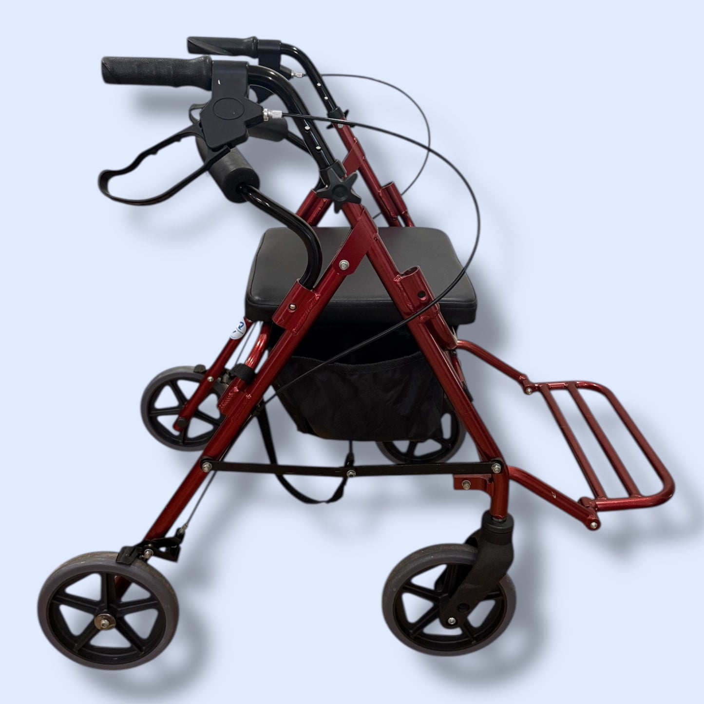 2 in 1 Four Wheeled Walker/Occasional Transit Chair (Standard Size) - Pre Owned
