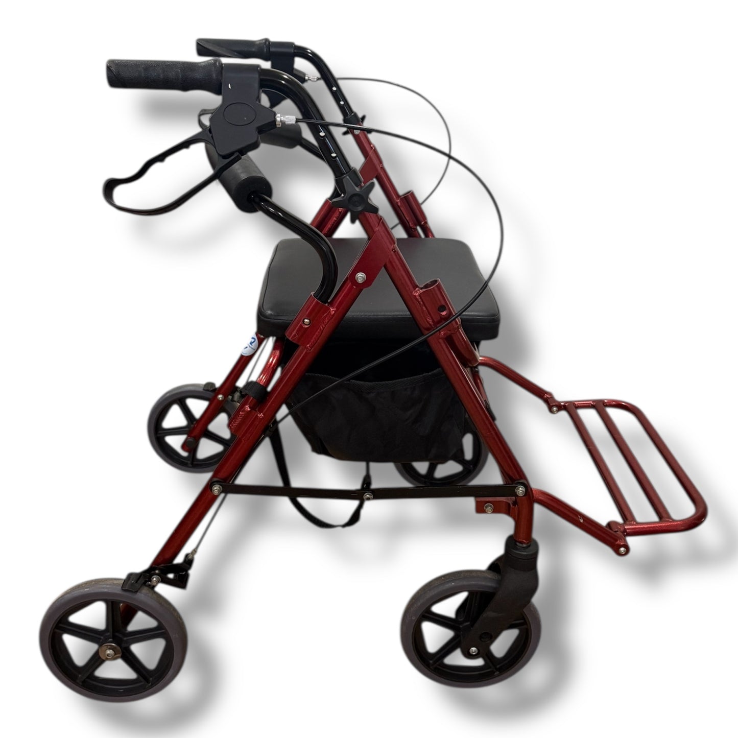 2 in 1 Four Wheeled Walker/Occasional Transit Chair (Standard Size) - Pre Owned