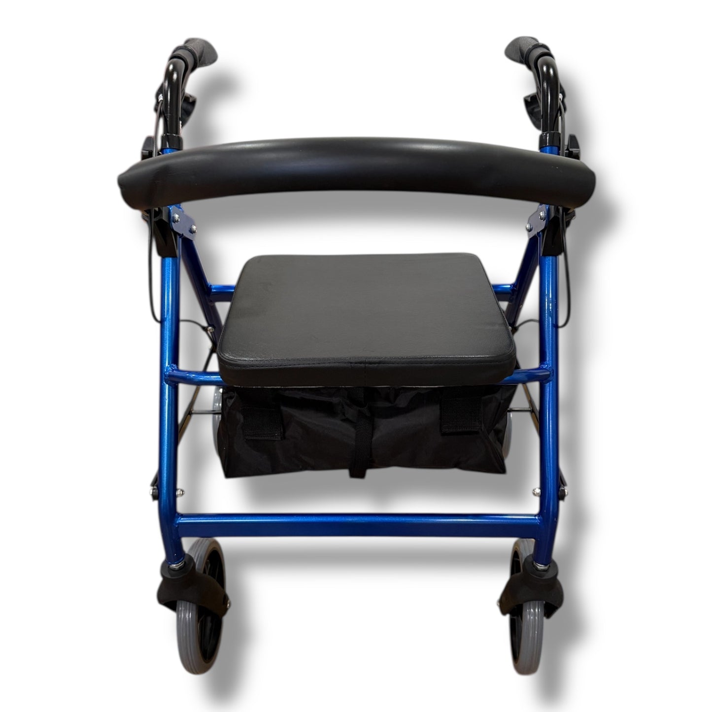 Rite Care Blue Four Wheeled Walker (Standard Size) - As New