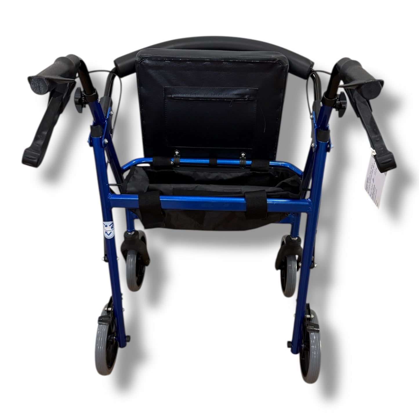 Rite Care Blue Four Wheeled Walker (Standard Size) - As New