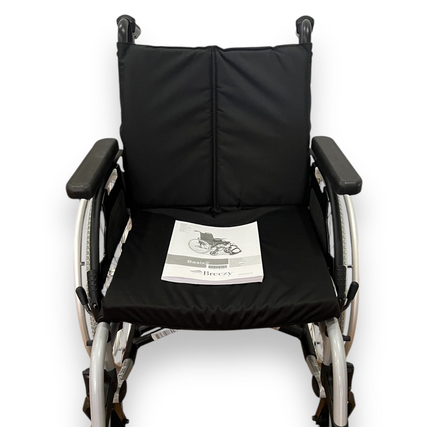 "Breezy Basix2" Self-propelled Wheelchair with "Equagel" Cushion - Pre Owned