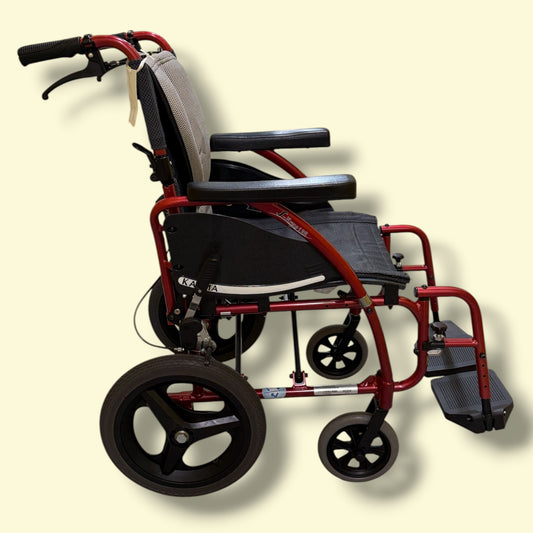 Karma S-Ergo 125 Transit/Push Wheelchair (Small) - Pre Owned