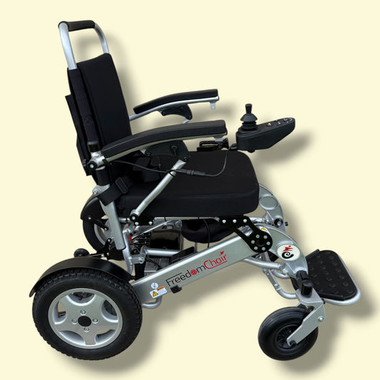 Freedom DE08L Powered Wheelchair - As New