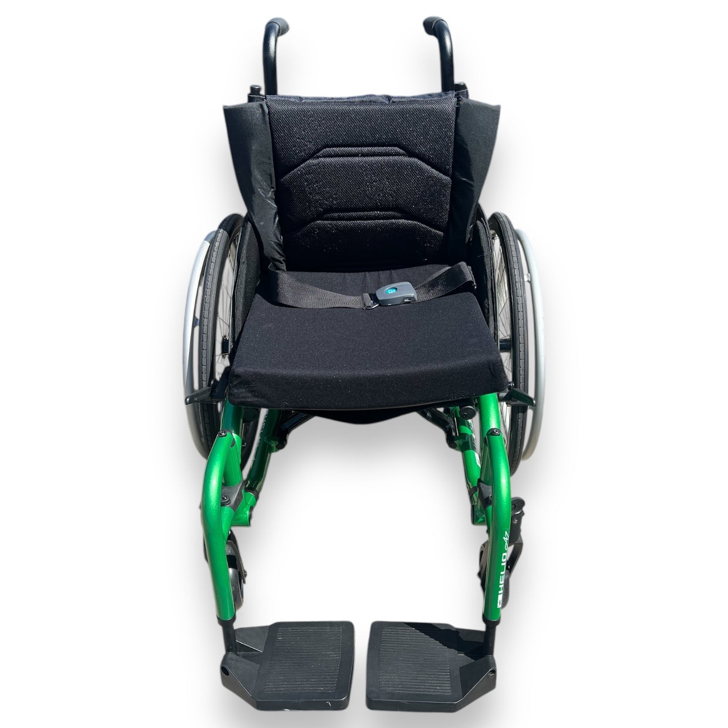 "Helio A7" Green Self-Propelled Wheelchair - Pre Owned