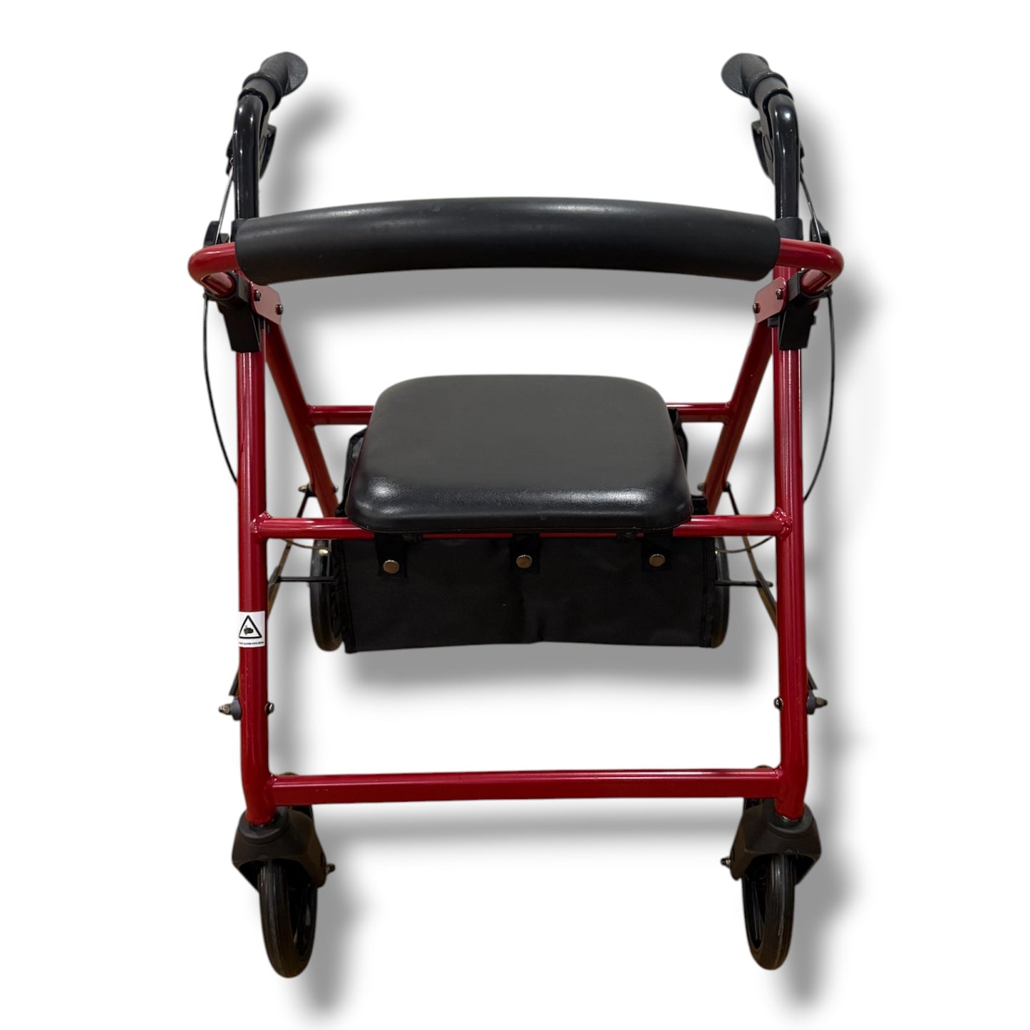 Red Four Wheeled Walker (Small-Medium) - Pre Owned