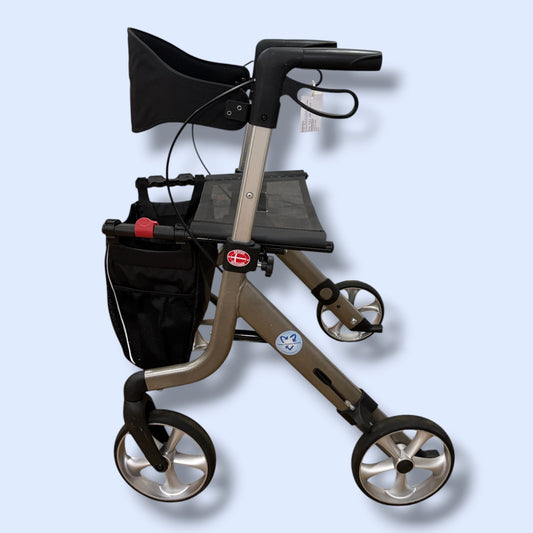 Aspire Vogue Lightweight Four Wheeled Walker (Standard Size) - Pre Owned