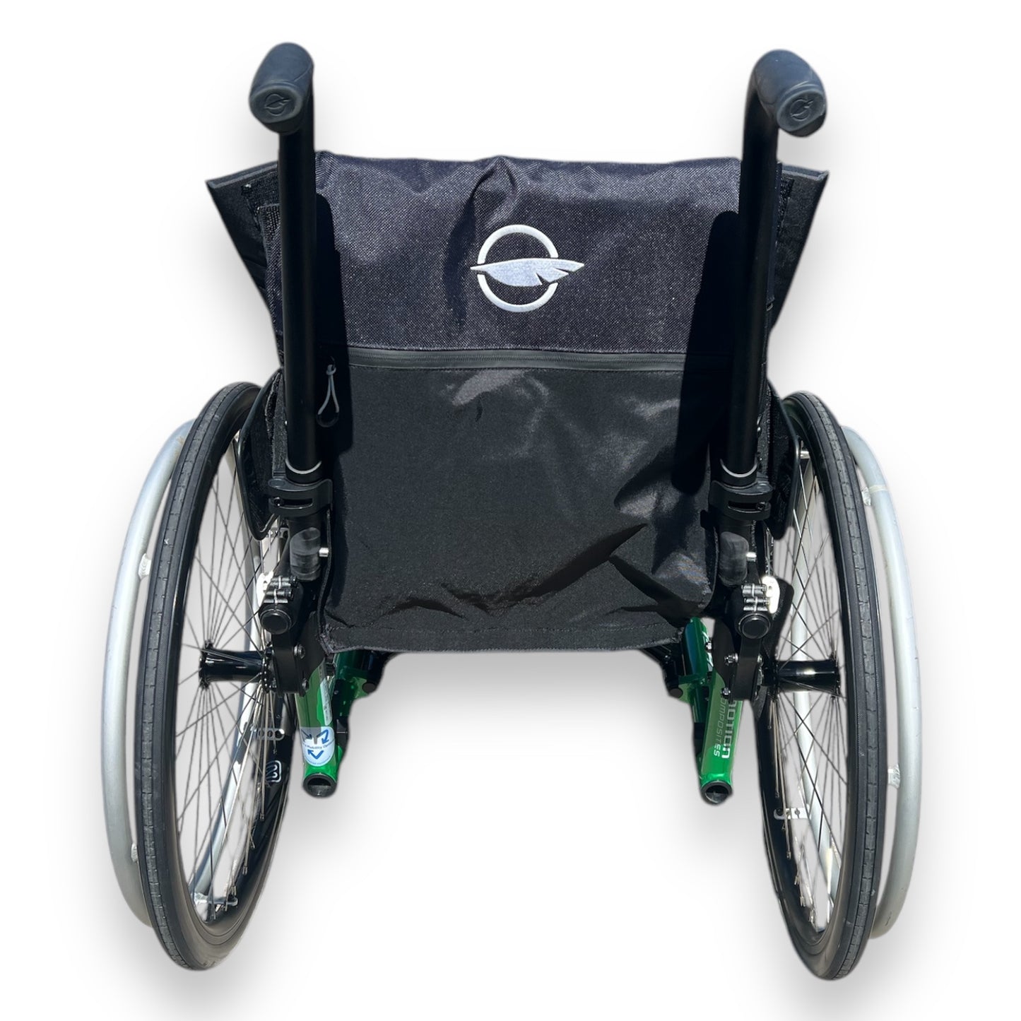 "Helio A7" Green Self-Propelled Wheelchair - Pre Owned