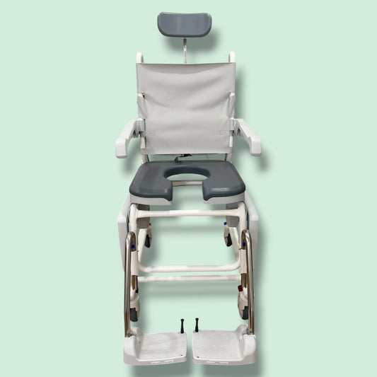 Aquatec Ocean VIP Ergo Tilt and Recline Shower/Toilet Commode - Pre Owned