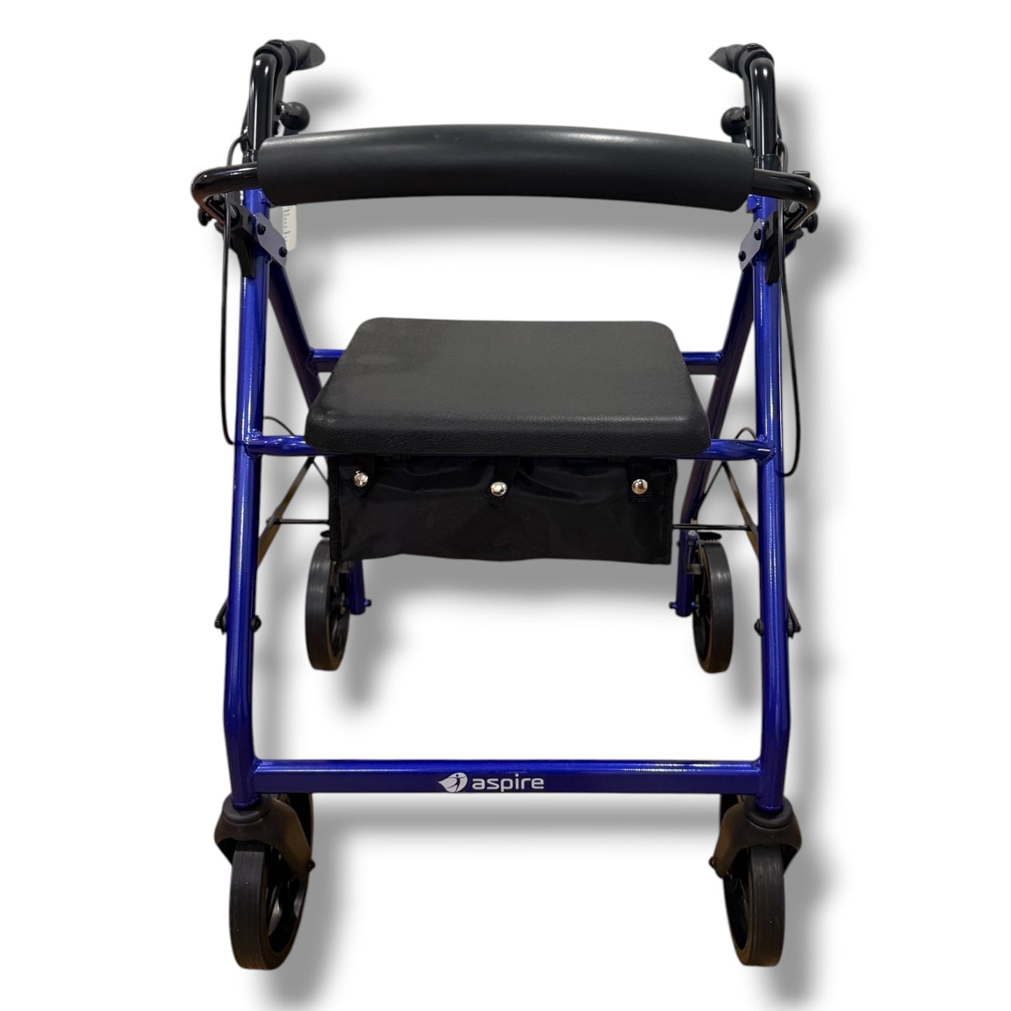 Aspire Royal Blue Four Wheeled Walker (Standard Size) - Pre Owned