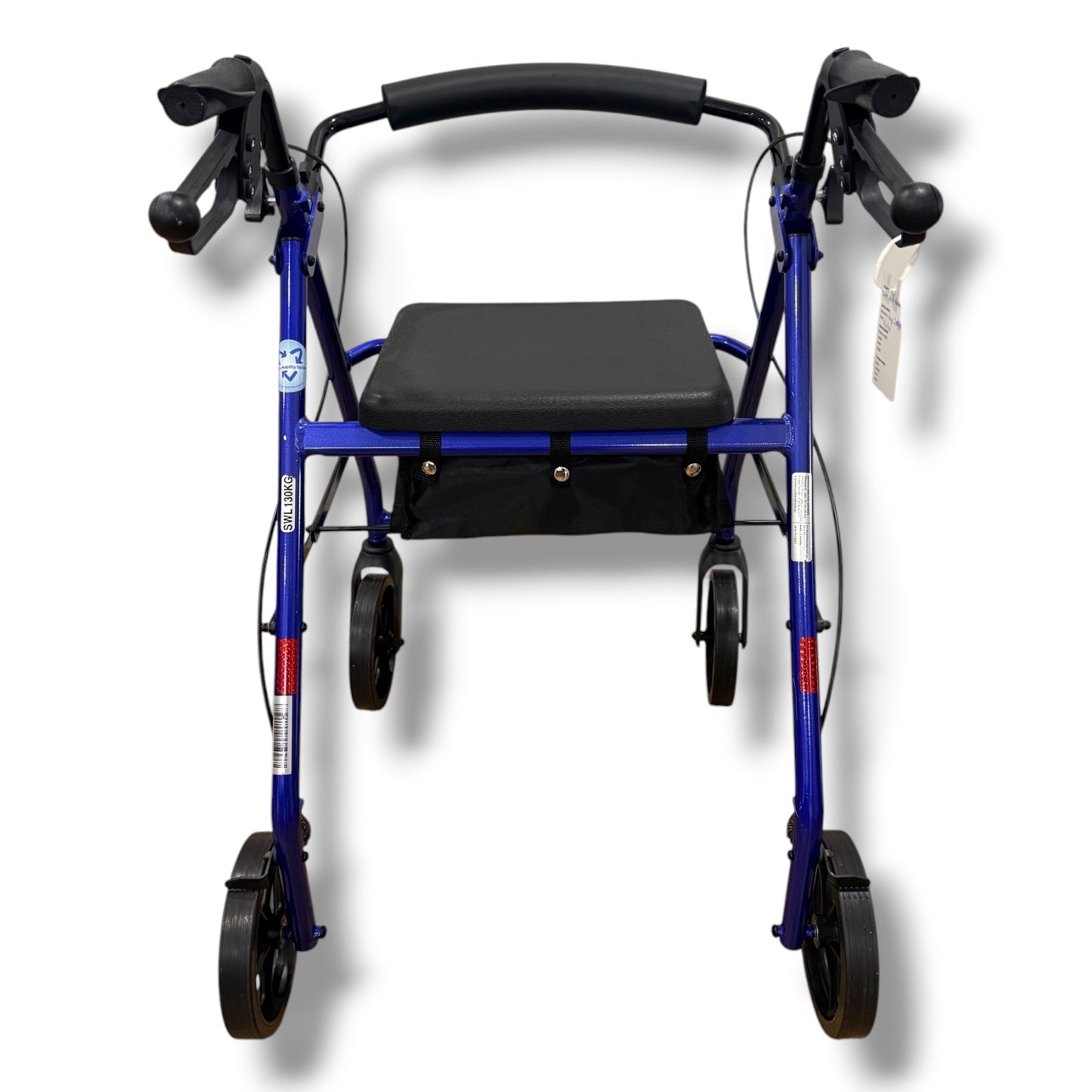Aspire Royal Blue Four Wheeled Walker (Standard Size) - Pre Owned
