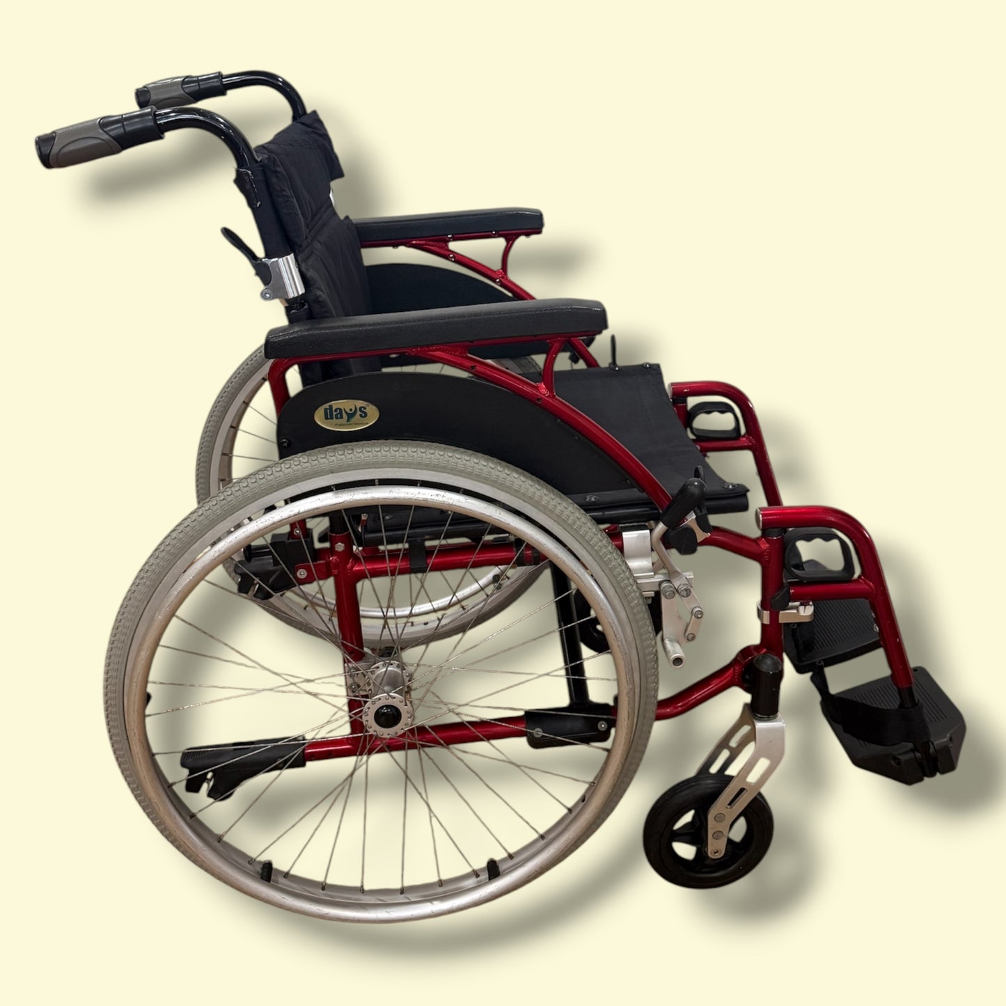 Days Red Self-Propelled Wheelchair - Pre Owned