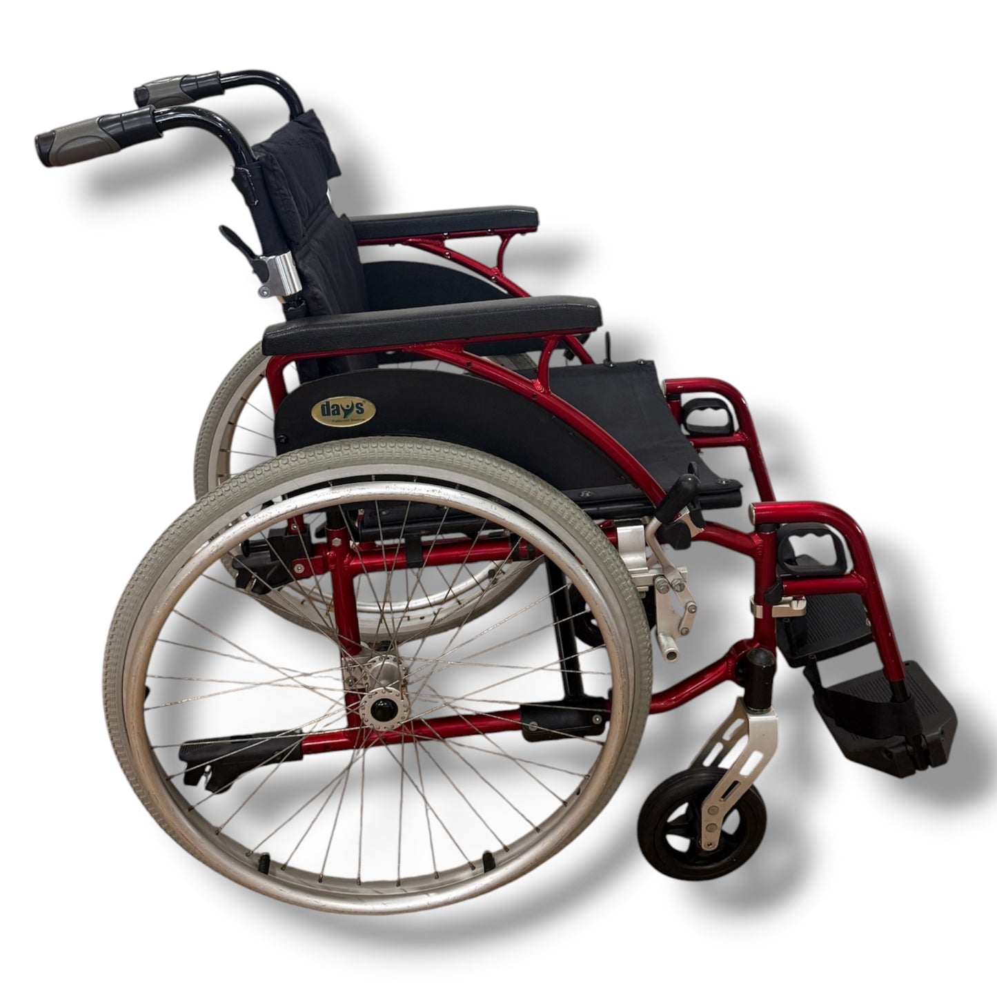 Days Red Self-Propelled Wheelchair - Pre Owned