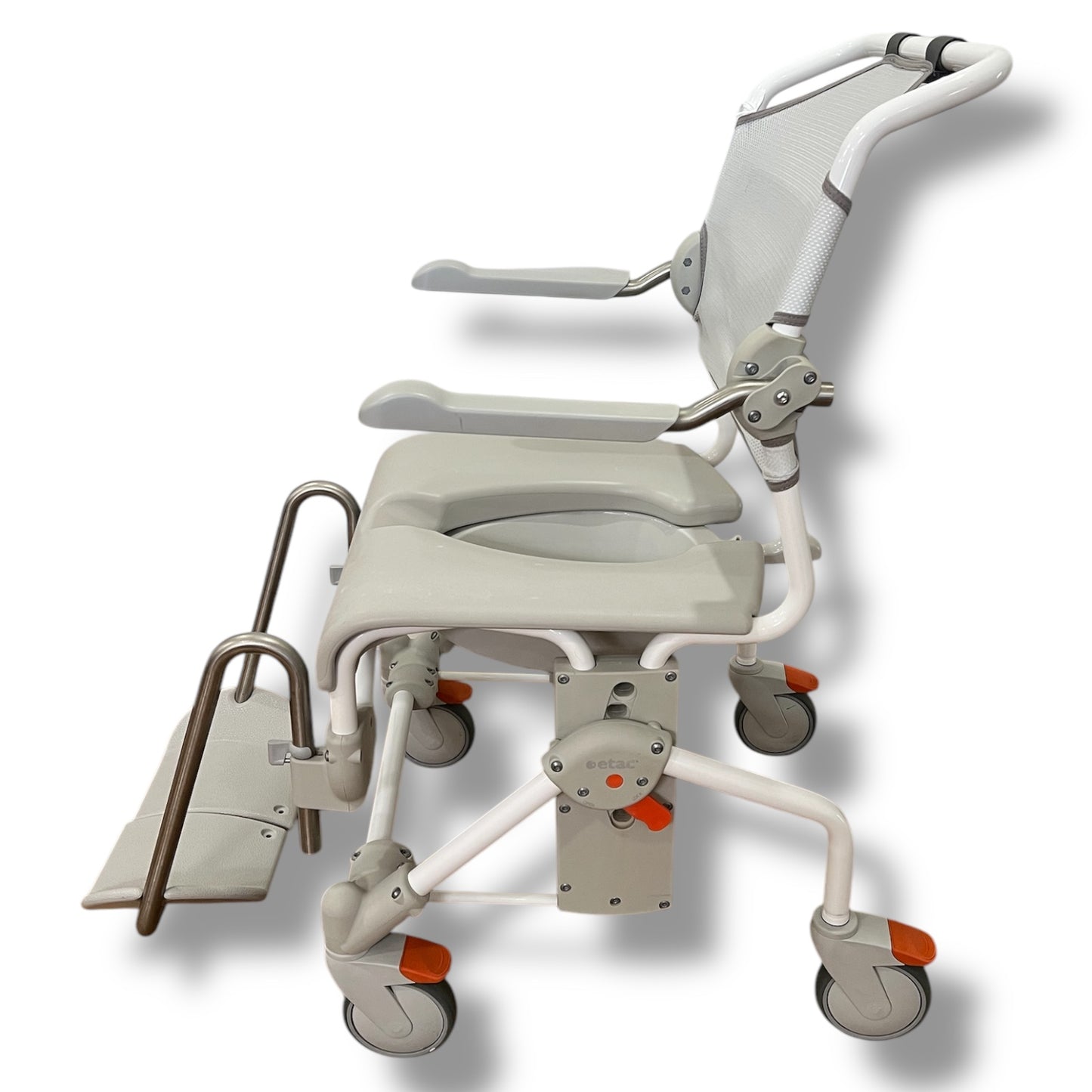 "Etac Swift Mobil 2" Commode/Shower Chair - As New