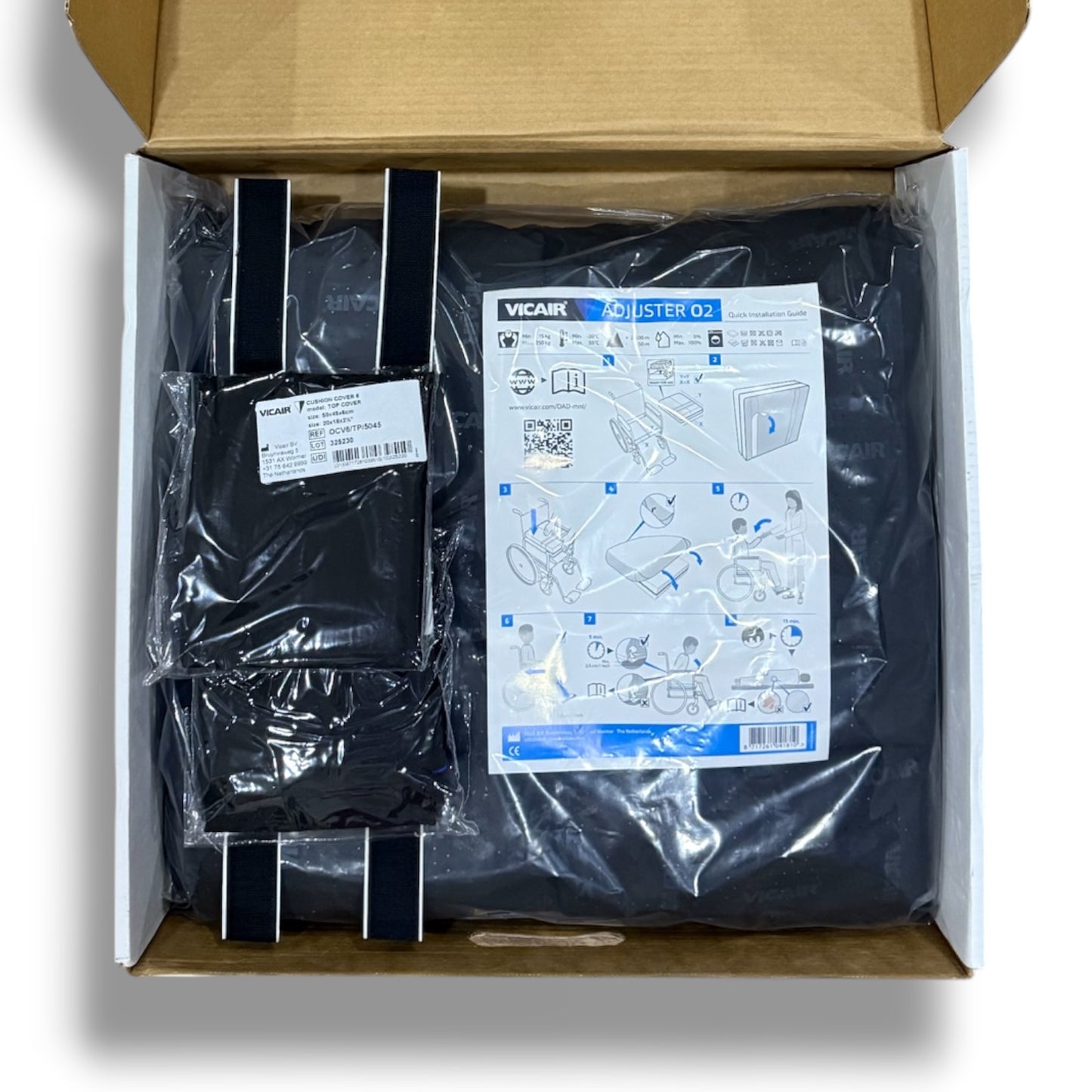 Assorted Vicair Adjuster O2 Wheelchair Cushions - Brand New & Pre Owned