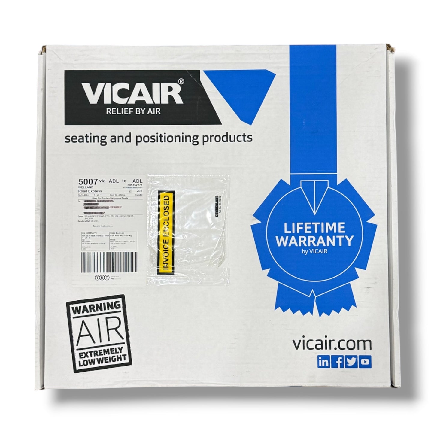 Assorted Vicair Adjuster O2 Wheelchair Cushions - Brand New & Pre Owned