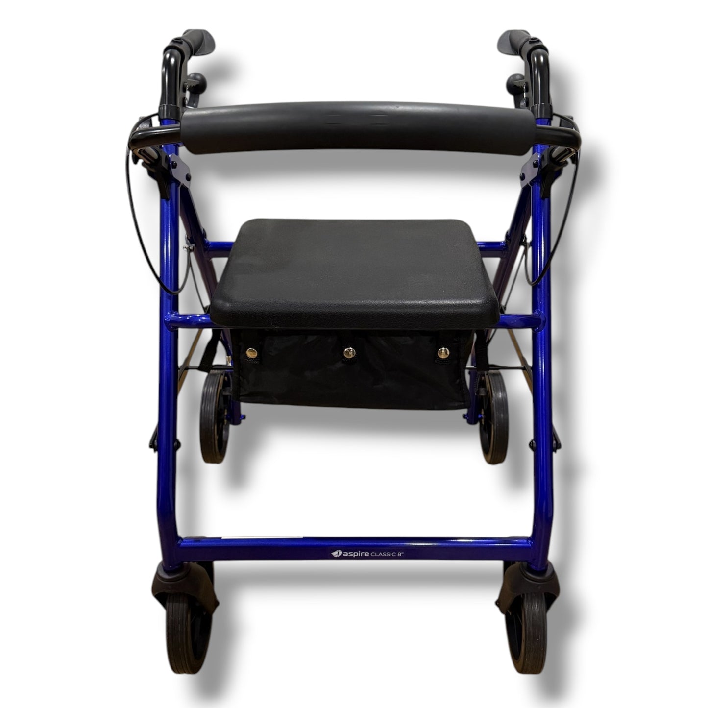 Aspire Royal Blue Four Wheeled Walker (Standard Size) - Pre Owned