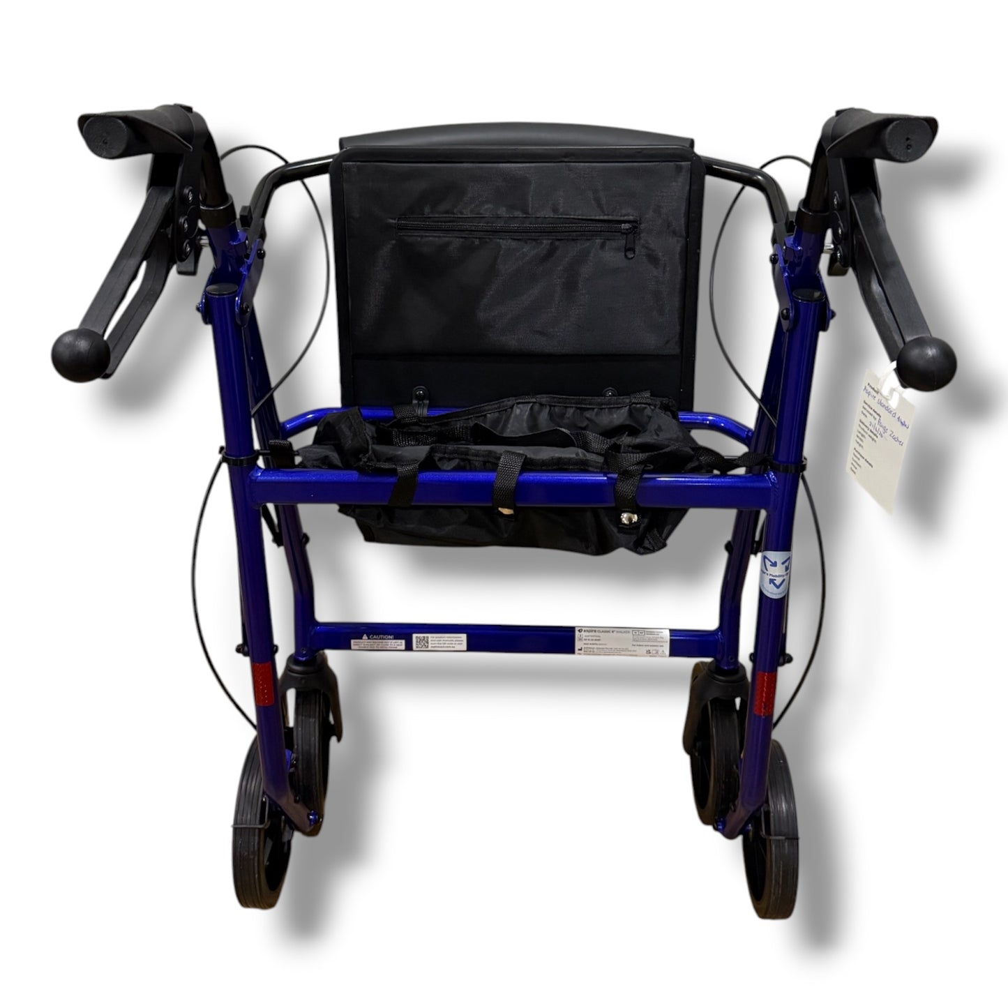 Aspire Royal Blue Four Wheeled Walker (Standard Size) - Pre Owned