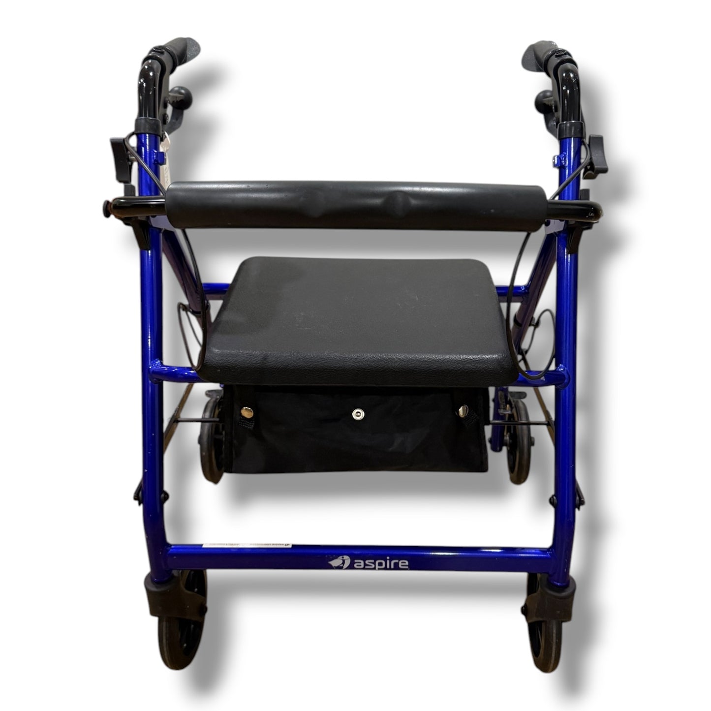 Aspire Royal Blue Four Wheeled Walker (Small) - Pre Owned