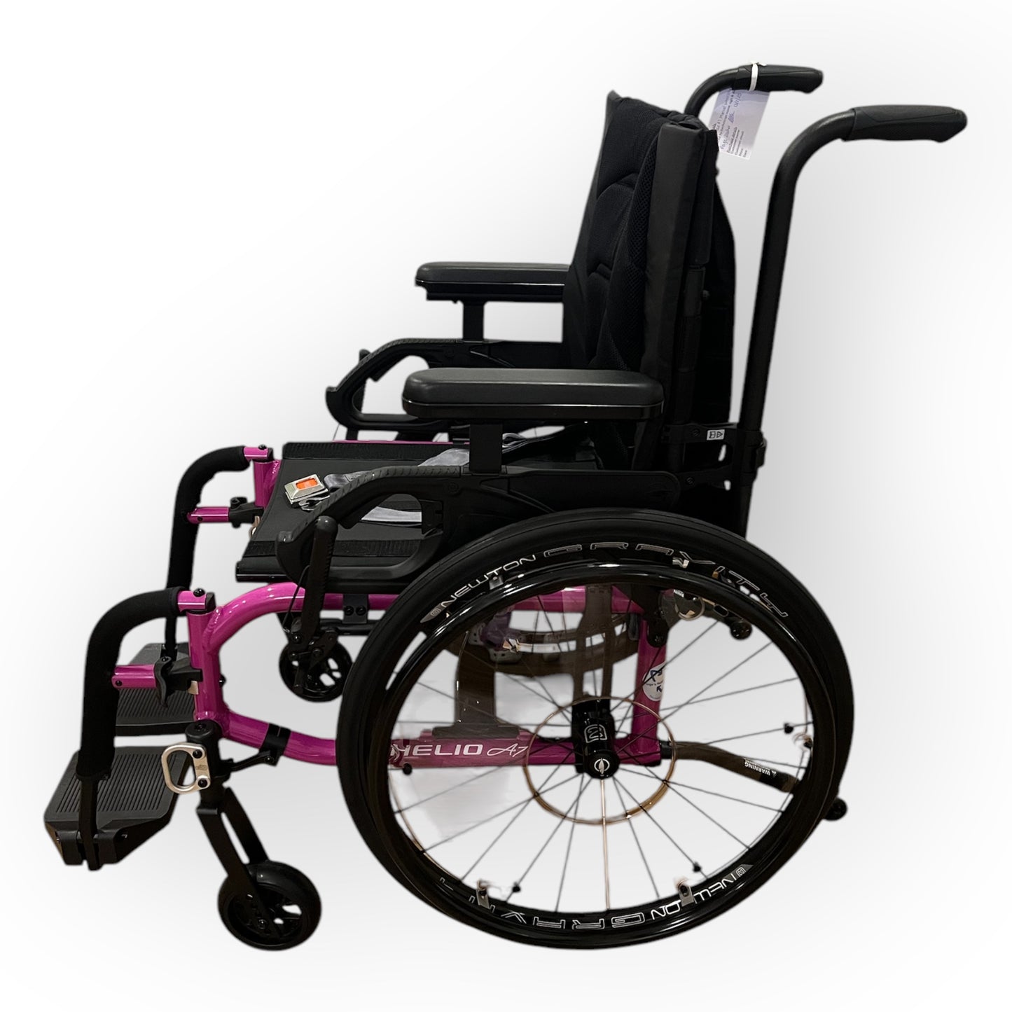 "Helio A7" Purple Self-Propelled Wheelchair - As New