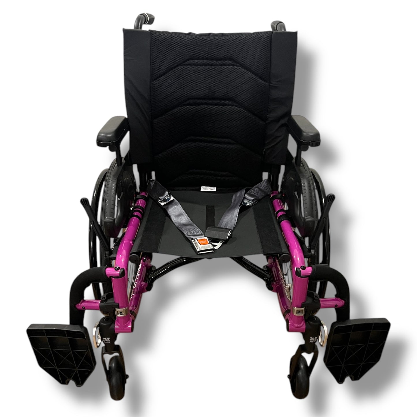 "Helio A7" Purple Self-Propelled Wheelchair - As New
